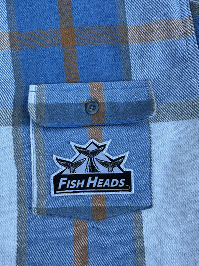 Fish Heads Triple Tuna Tail Quilted Flannel