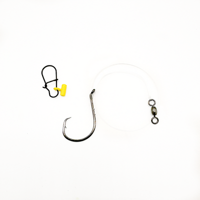 Jigging World SBRCH Striped Bass Chunking Rig w/ Inline Circle Hook & Fish Finder