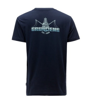 Grundens Logo Boat SS T-Shirt