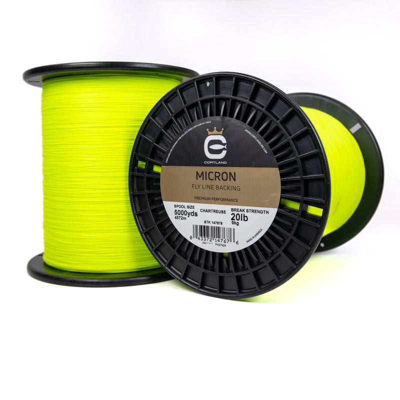 Cortland Micron Fly Line Backing - Chartreuse