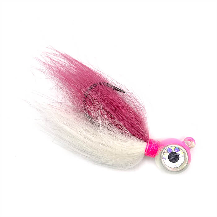 big eye fishing lures MagicTail Round Head Big Eye Fur Jig – Fisherman's Headquarters