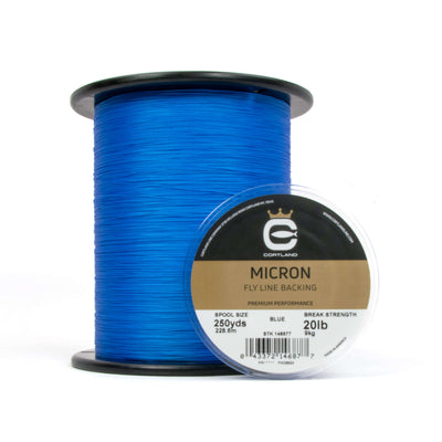 Cortland Micron Fly Line Backing - Blue