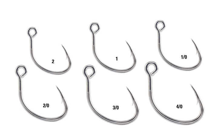 Mustad UltraNor Ruthless IN-LINE HOOK SIZE 1 / QTY 6