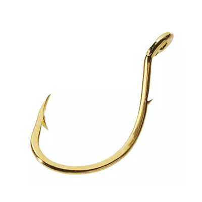 Mustad 9263A-8-10 Salmon Egg Beak Hook Gold 10/Pk