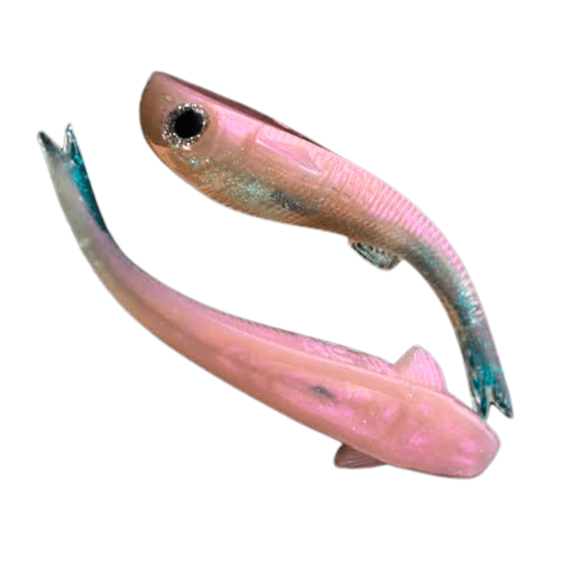 No Live Bait Needed Dealer Exclusive Softbaits - Pink/Green