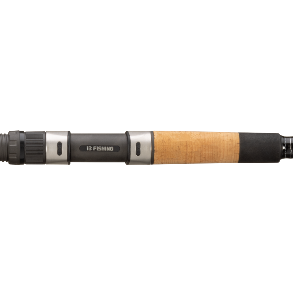 13 foot fishing pole Omen +S Heavy Duty Spinning Rod Lake Manitoba commercial fishery M ST4 Slo Tips på födelsedagspresent till honom Colour:Snowball
