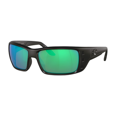 Costa Permit Polarized Sunglasses Blackout Frame Green Mirror