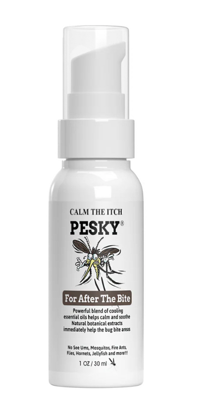 Pesky Bugaway Before and After Bug Repellent Products