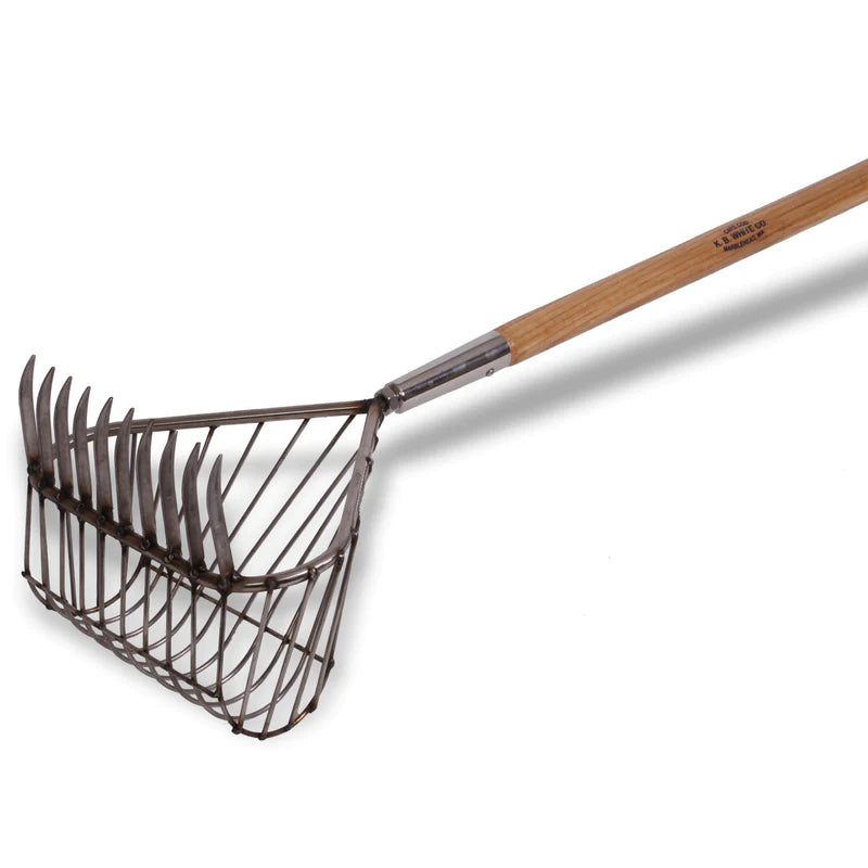 KB White Clam Rake With Basket – Fisherman's Headquarters