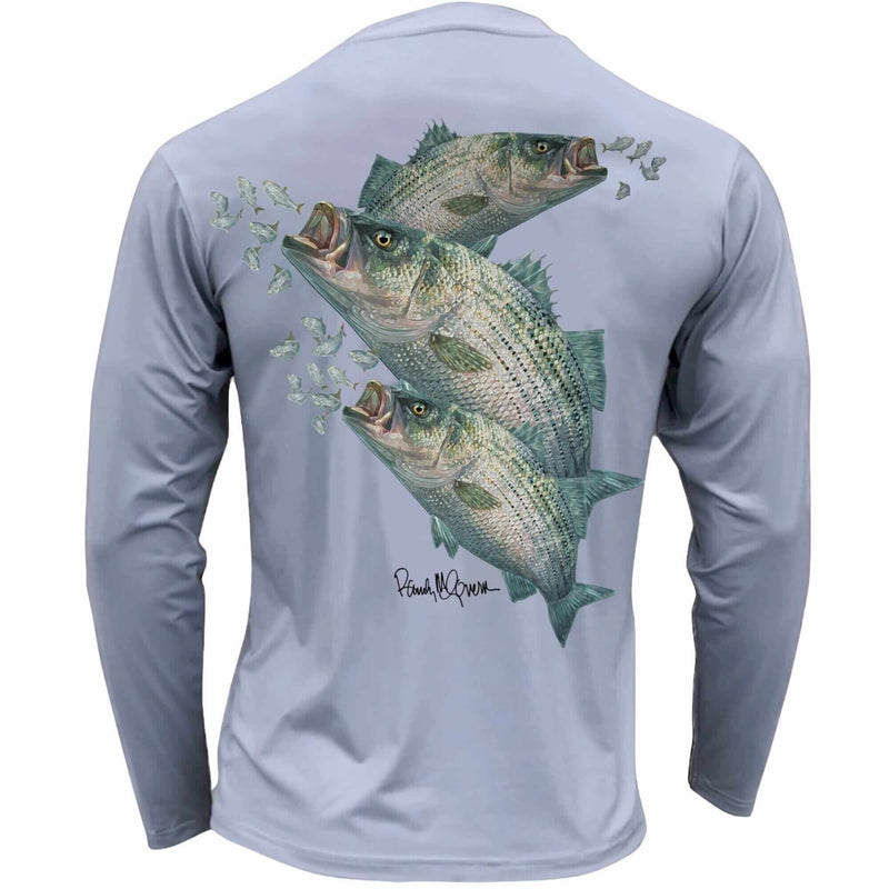 Tormenter SPF Basix Electrified Bass Performance Long Sleeve - Gray