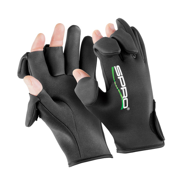 Spro SWWWGFS-GRY Wicked Weather Wear Gloves Slit Fingers
