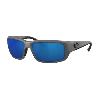 Costa Fantail Pro Polarized Sunglasses Gray Frame Blue Mirror