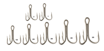 Mustad 9430-DS 5X Treble Hooks
