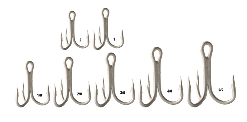 Mustad 9430-DS 5X Treble Hooks