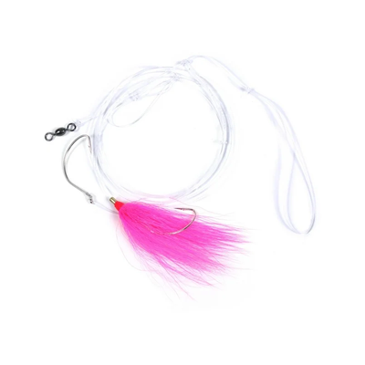 Sea Striker N8565 Fluke Hi-Lo Rig 2-2/0 Wide Gap Hooks 1 w/Bucktail