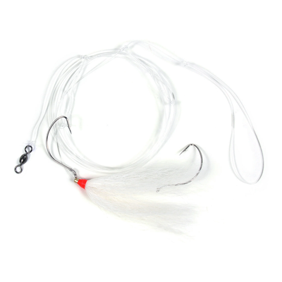 Sea Striker N8565 Fluke Hi-Lo Rig 2-2/0 Wide Gap Hooks 1 w/Bucktail