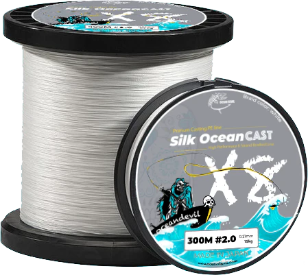 best color braided fishing line saltwater OCEAN CAT Eight-Strand Braid Wear-Resistant and Corrosion-Resistant Super High Performance PE Fishing Line  OCEAN CAT Fishing Tackle with 4 or 8 powerful strands and the special coating Cortland Master Braid - 1500