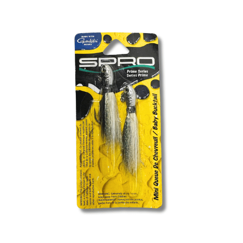 Spro Prime Baby Bucktail Jigs - Dark Shad