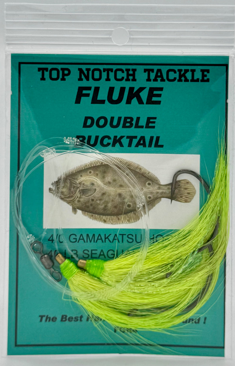 Top Notch Tackle Double Bucktail Fluke Rig