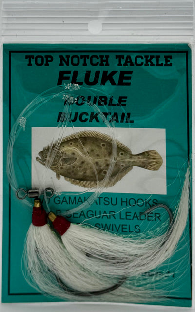 Top Notch Tackle Double Bucktail Fluke Rig