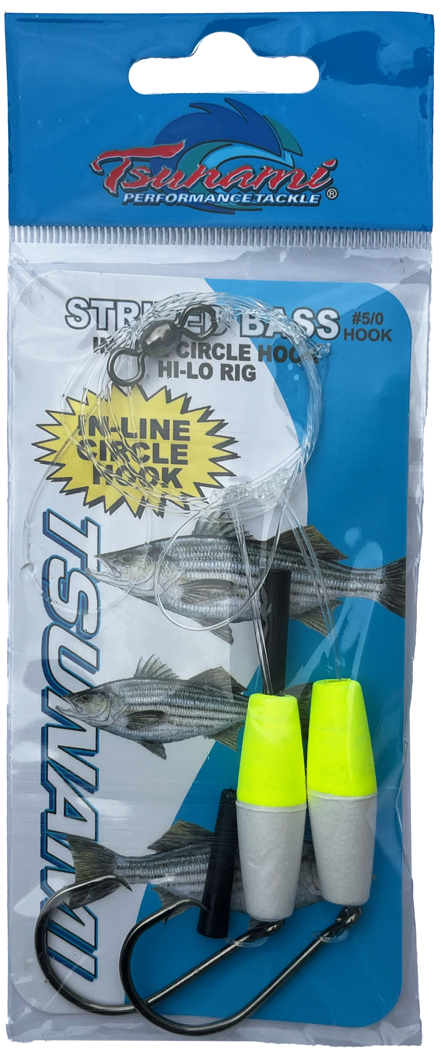 Tsunami Striped Bass Hi Lo Rig w/ 2/0 Circle Hook