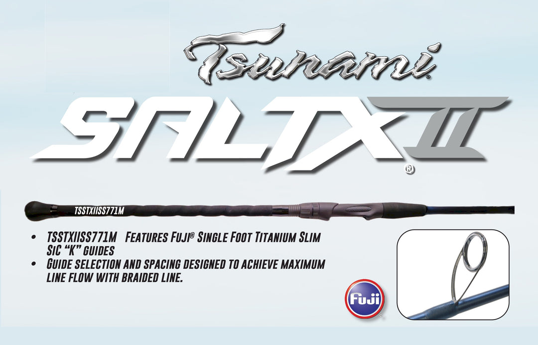 Tsunami SaltX II Surf Spinning Rods