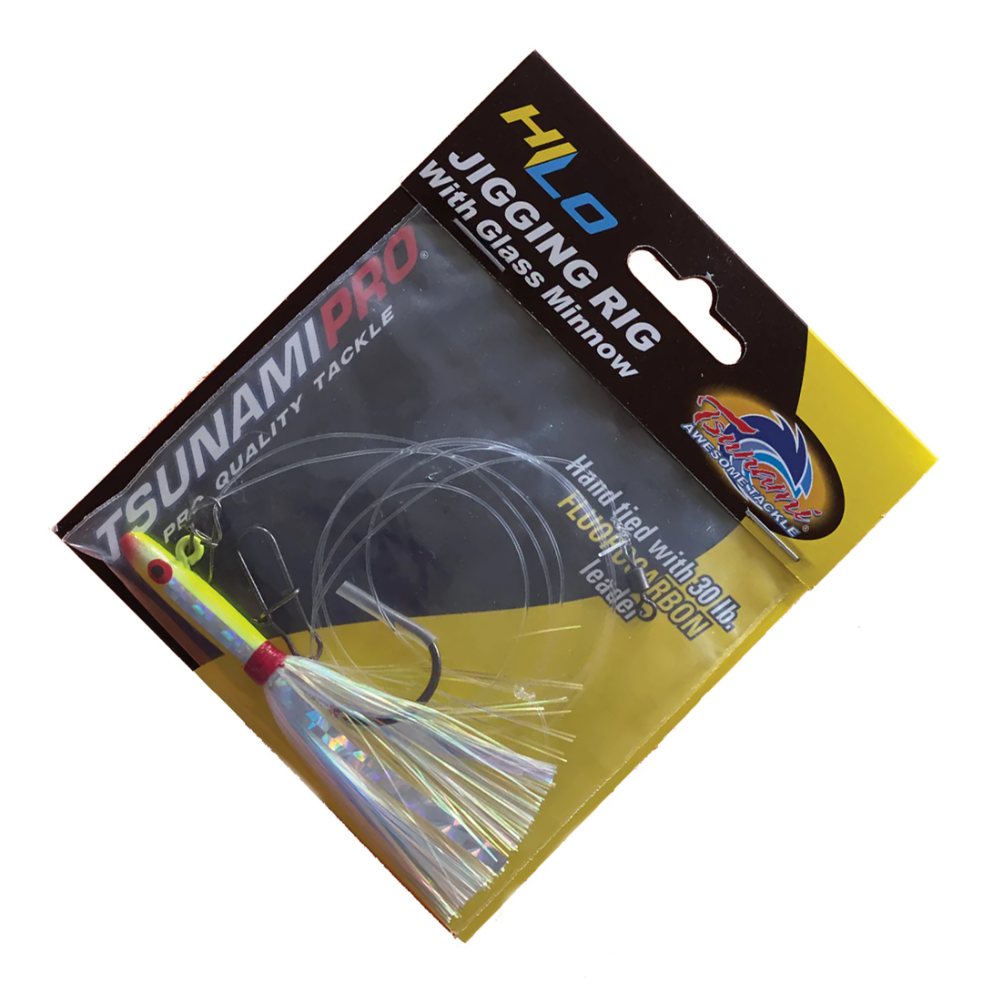 Tsunami Glass Minnow Jigging Rig
