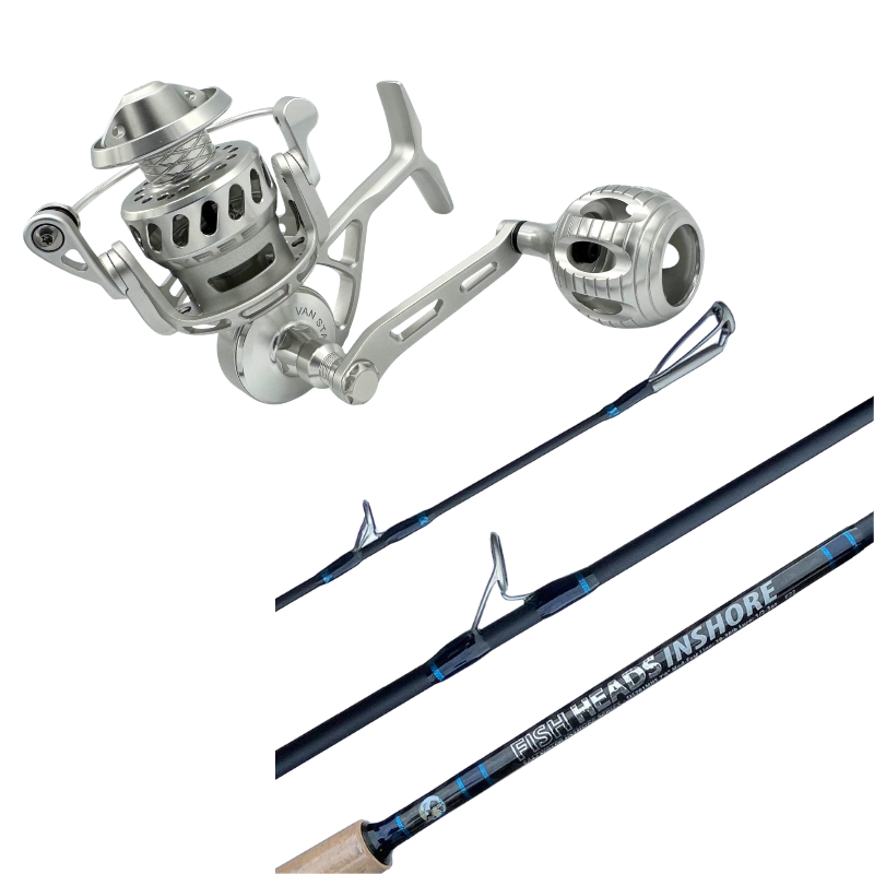 Fish Heads Inshore 7ft Rod w/ Van Staal VR II 25 Series Bailed Reel Co Fisherman's Headquarters Fish Heads Inshore 7ft Rod w/ Van Staal VR II 25 Series Bailed Reel Co Fisherman's Headquarters
