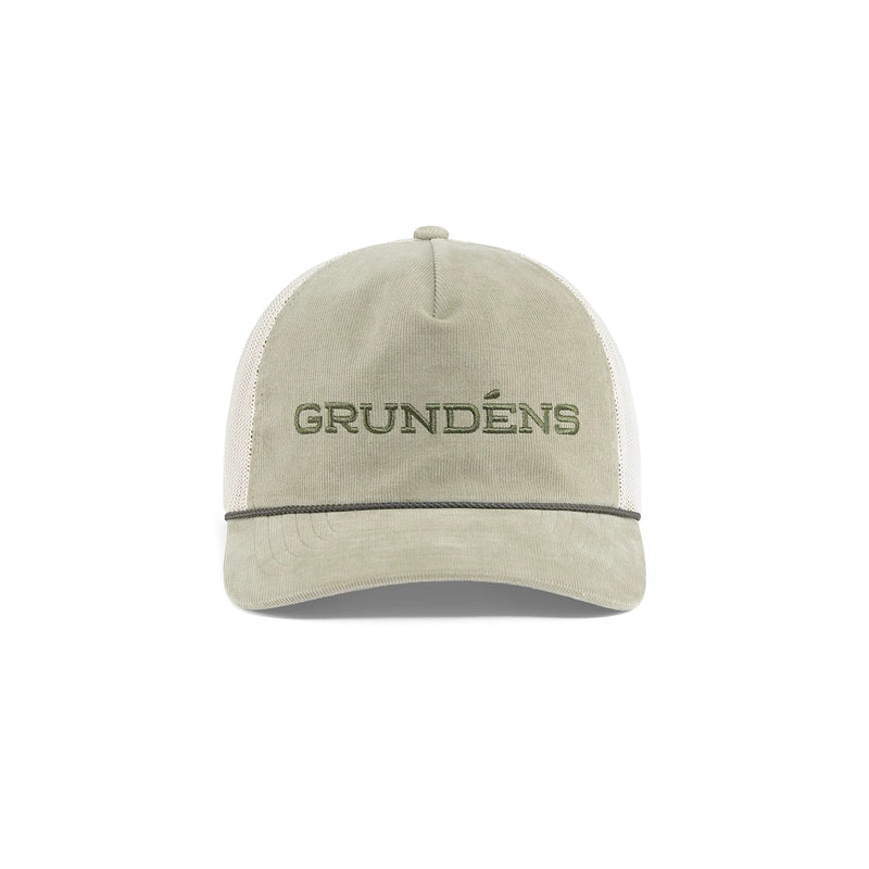 Grundens Cord Wordmark Trucker Hat