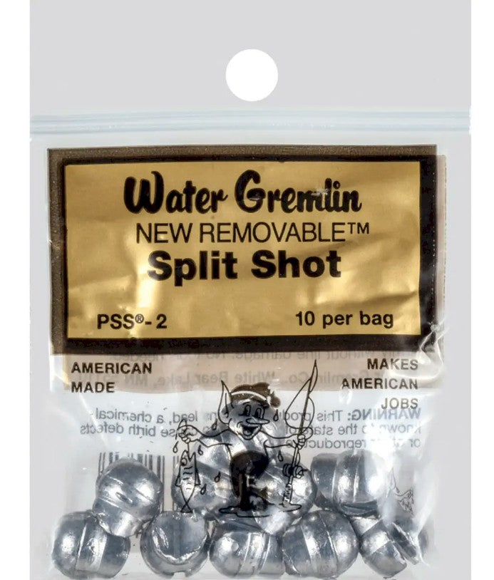 Water Gremlin PSS Split Shot Lead Sinkers – Fisherman's Headquarters