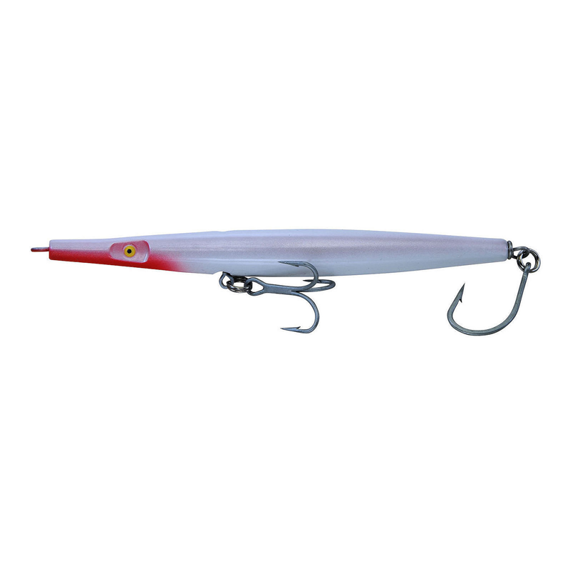 fishing a floating needle fish lure Super Strike Super N Fish, Heavy, 2-3/8oz, White 3/8 lure called the Super N Fish Hunthouse Needle Fish Long Casting