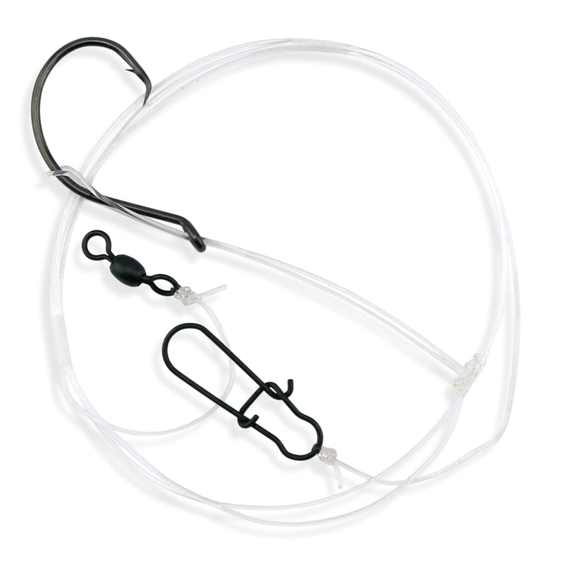 Aqua-Clear Clam/Chunkin Surf Rig with 7/0 Ultra Thin Circle Hook