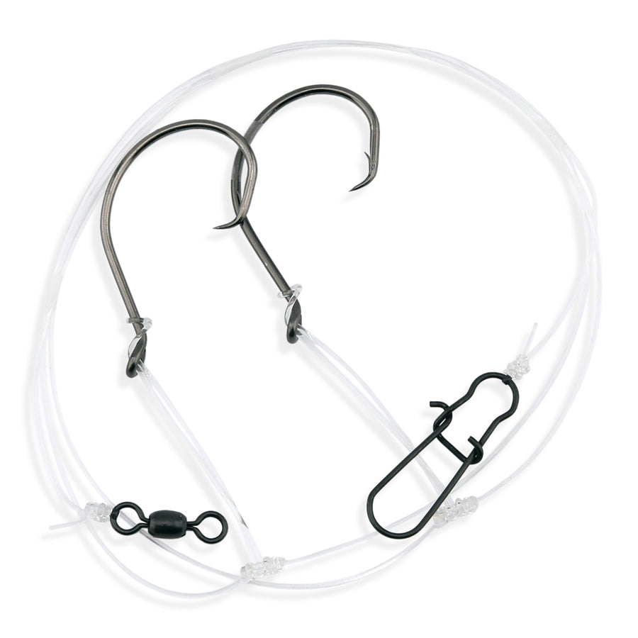 clear fishing hooks Aqua-Clear Hi-Lo Mixed Color Flounder/Fluke/Weakfish/Croaker Rig w/ 3/0 Nickel Wide Gap this rig ensures improved hook Invisible Fishing Hook. Stock Photo,