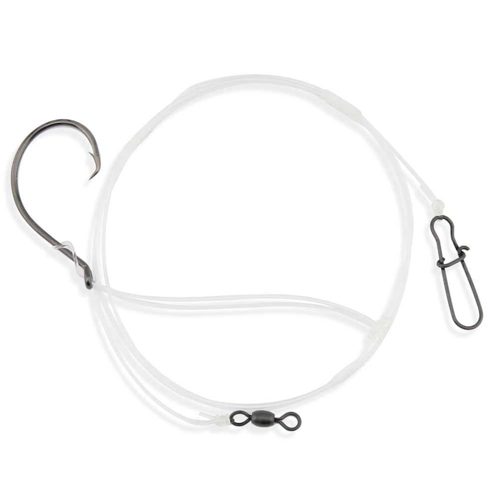 Aqua-Clear Clam Dropper Chunking Rig with 8/0 Ultra Thin Demon Circle ...