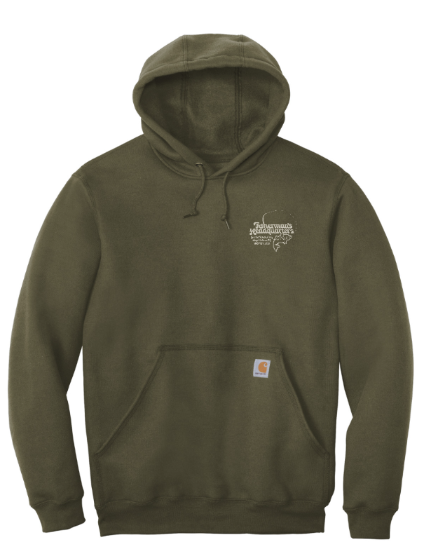 Fish Heads One Last Cast Carhartt Midweight Hooded Sweatshirt