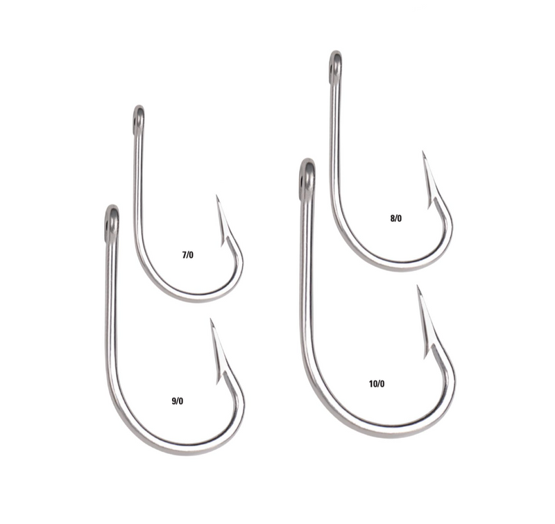 Mustad 7691 tuna hook sizing