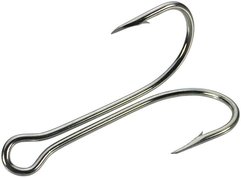 7252 fish hook THKFISH 25PCS Treble Fishing Hooks for Catfish Trout, #2-25pcs No more missed hooksets due to short strikes Mustad 7825 Mullet Rig Replacement