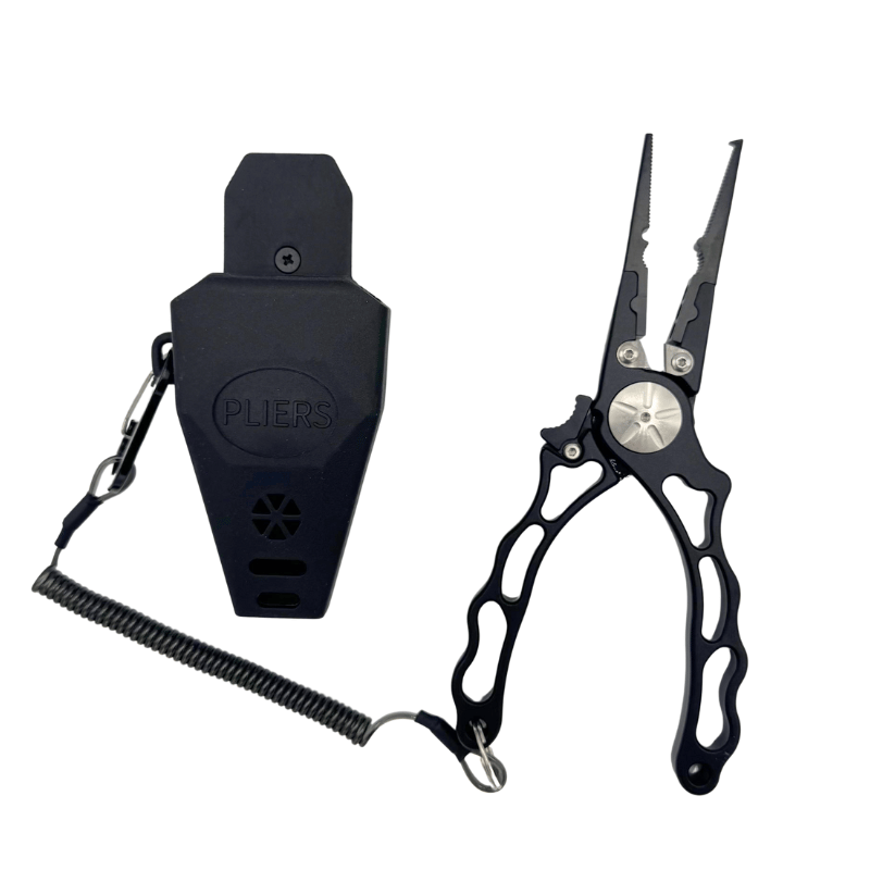 No1 Aluminum Needle Nose Split Ring Fishing Pliers