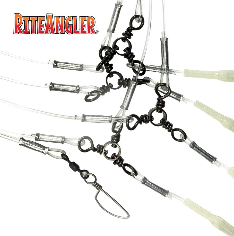 Rite Angler 61048 Deep Drop Rig 200lb. Mono 9/0 Hooks