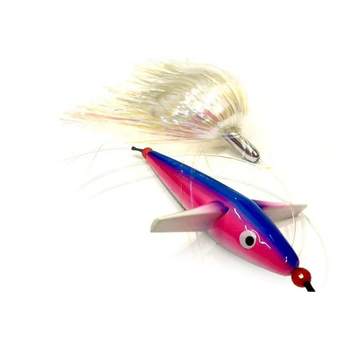 Tormenter Mylar Big Game Billy Trolling Lure – 15 Cm Mahi, ONO, Tonno (Viola/Nero)