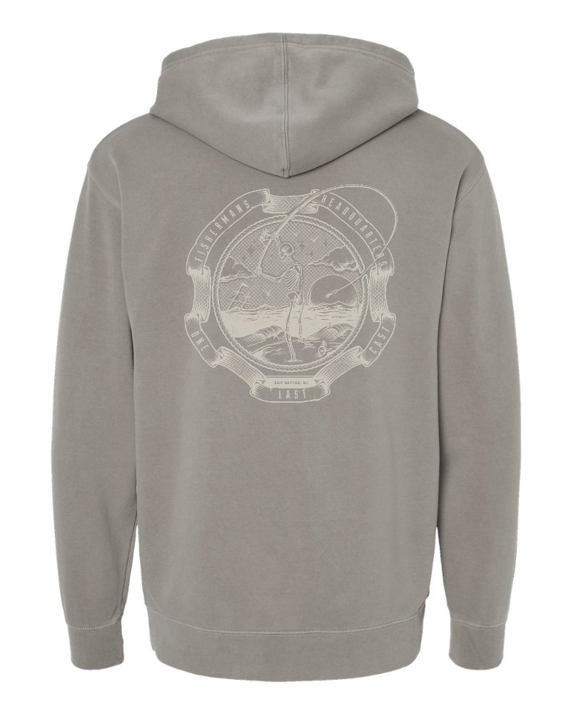Fish Heads One Last Cast Midweight Pigment-Dyed Hooded Sweatshirt
