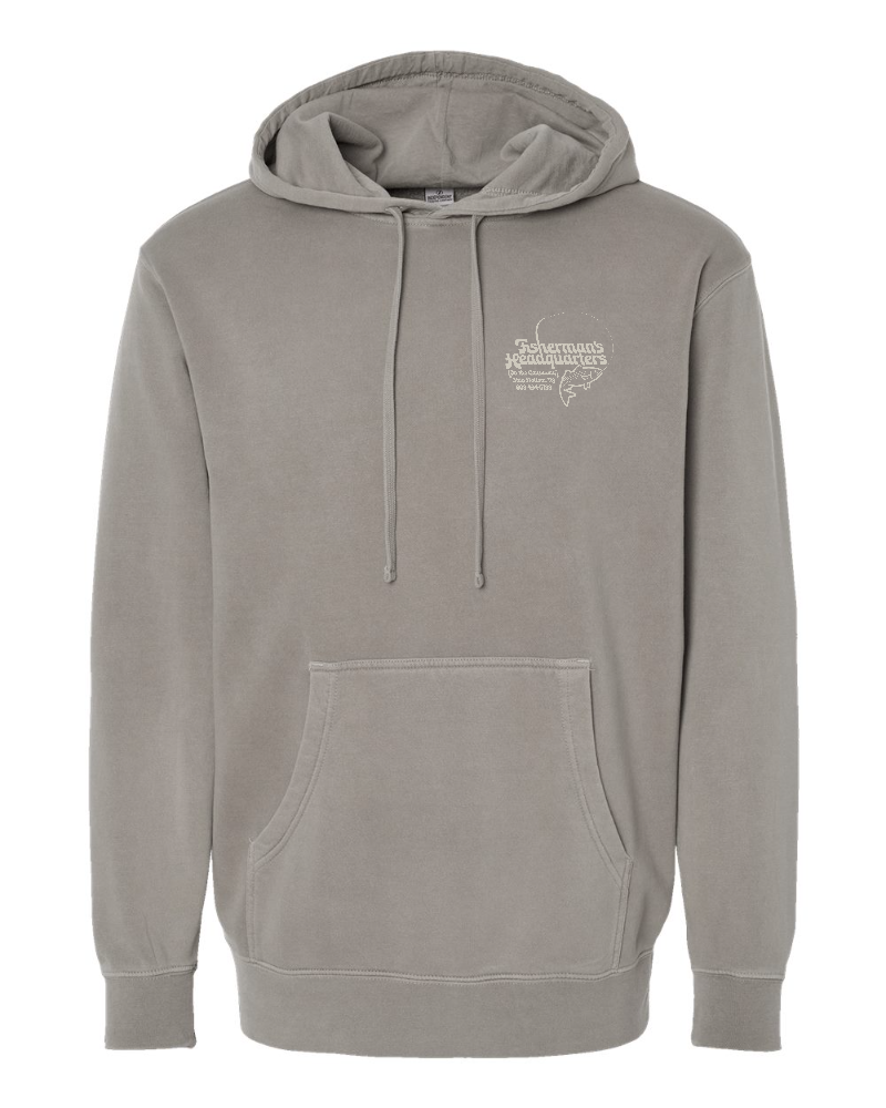 Fish Heads One Last Cast Midweight Pigment-Dyed Hooded Sweatshirt