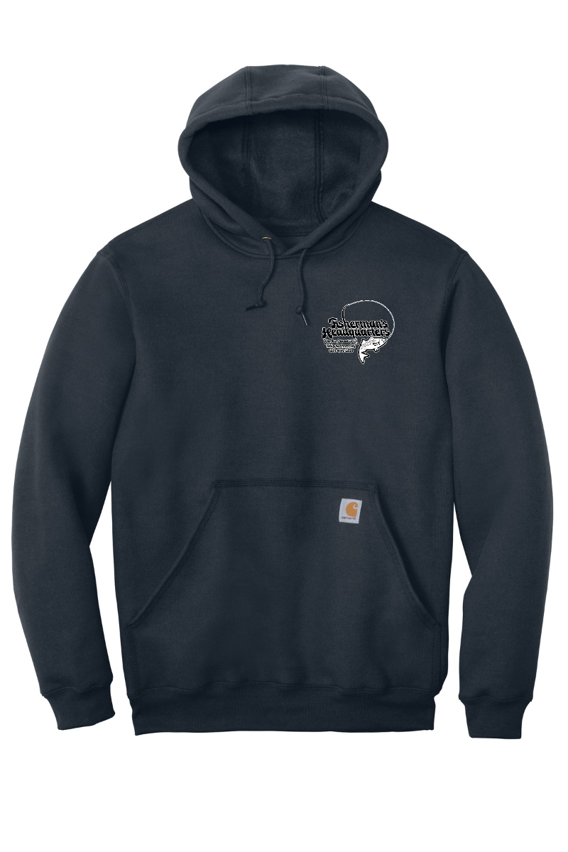 Fish Heads Bass Water Lines Carhartt Midweight Hoodie
