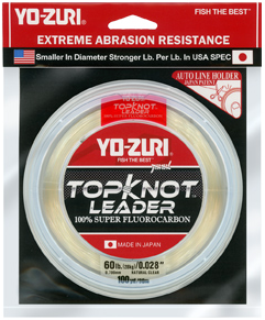 Yo-Zuri Topknot Fluorocarbon Leader Line Natural Clear
