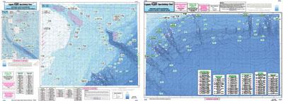 Captain Segull's Nautical Chart - Inshore North New Jersey Coast Fishing & Navigation