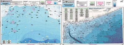 Off coastal New Jersey - Laminated Nautical Navigation & Fishing Chart by  Captain Segull's Nautical Sportfishing Charts | Chart # ONJ19