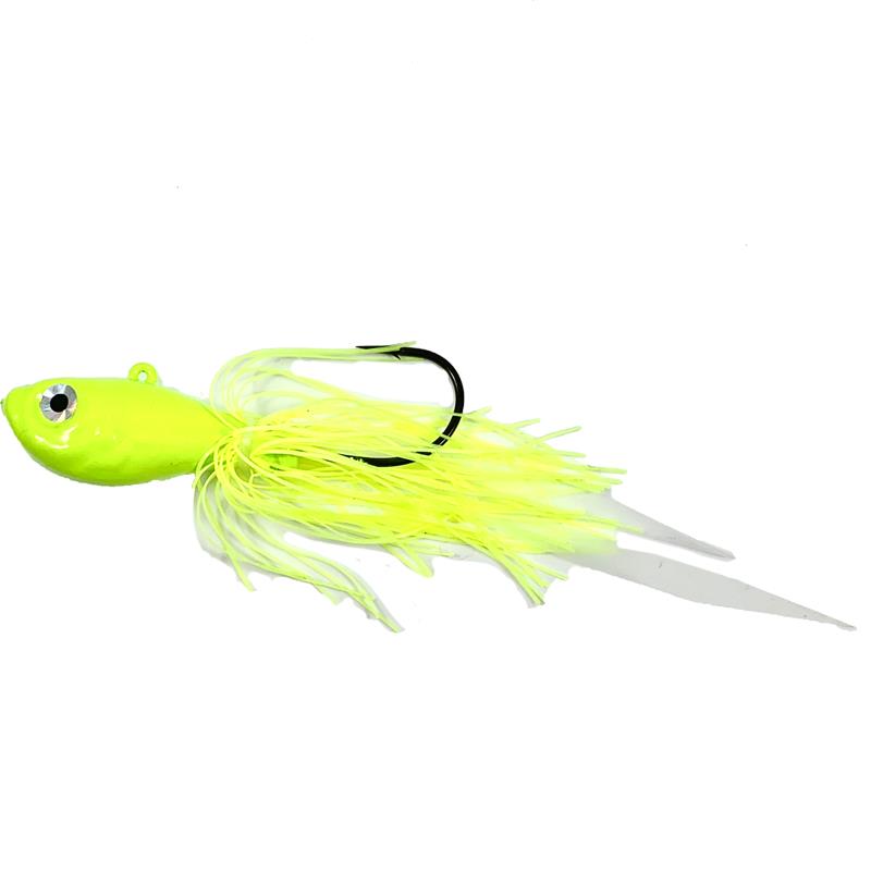 MagicTail Ultra Minnow Squid Hoochie Chartreuse / 2oz