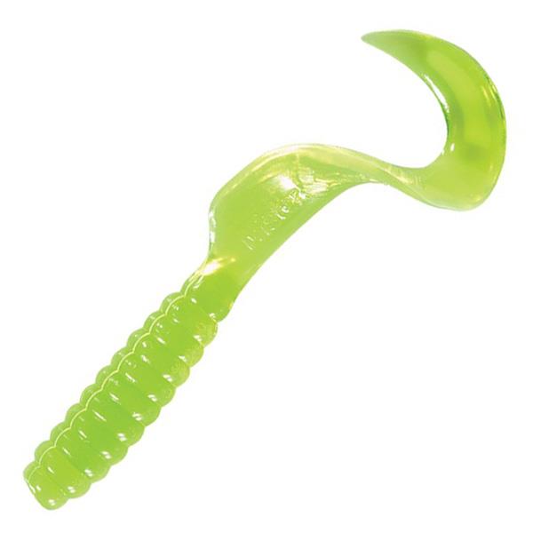 curly tail fishing lure Mister Twister Twister Tail Chartreuse