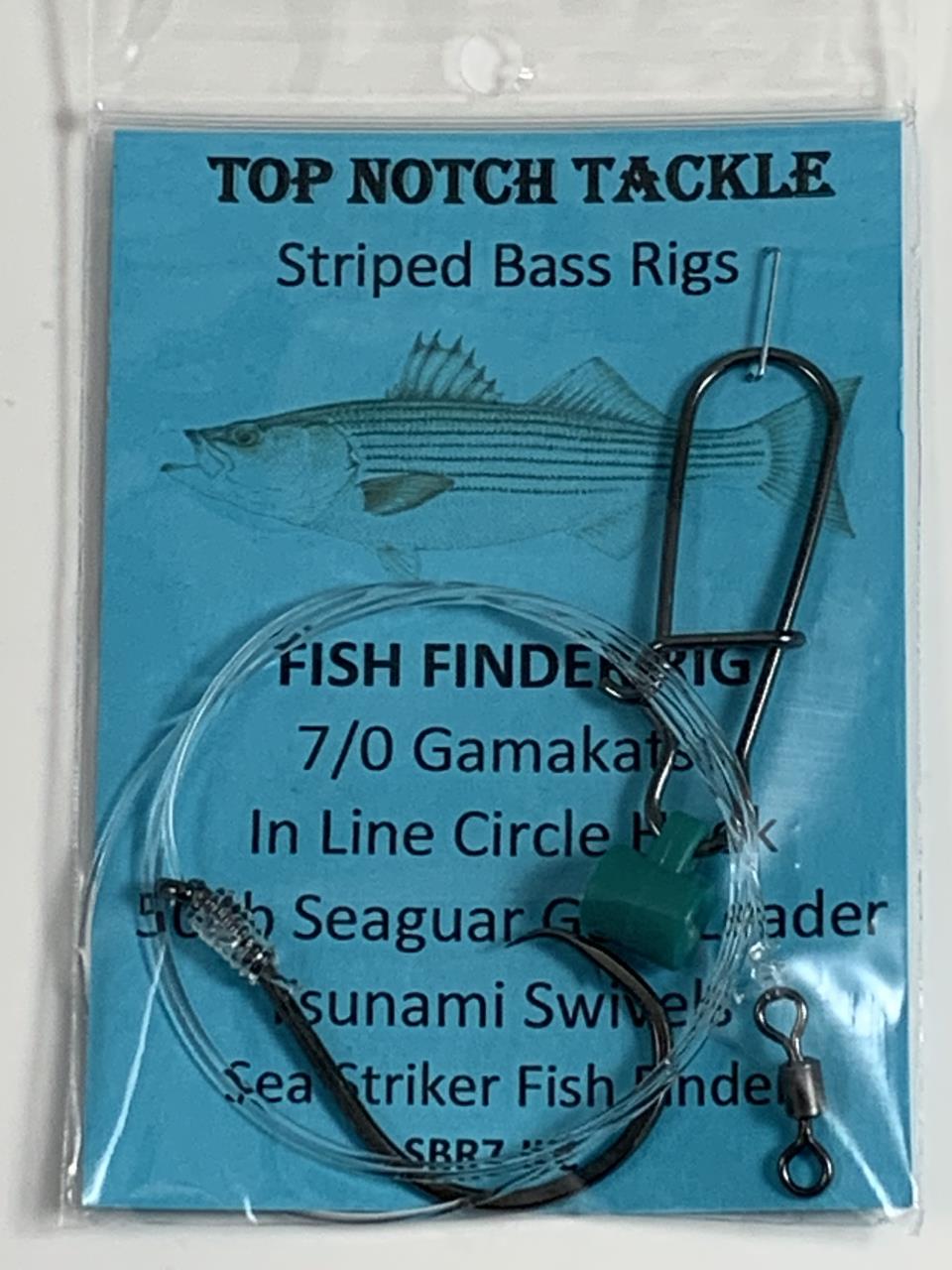 Top Notch Tackle Striped Bass Rigs – Fisherman's Headquarters