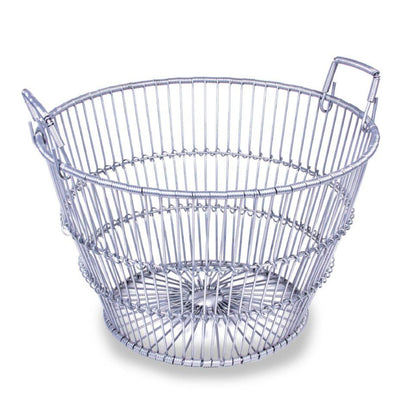 Kb White Galvanized Wire Basket